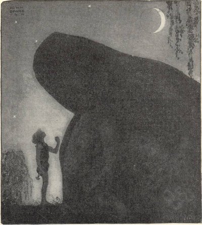 Wach auf Groa, wach auf Mutter von John Bauer